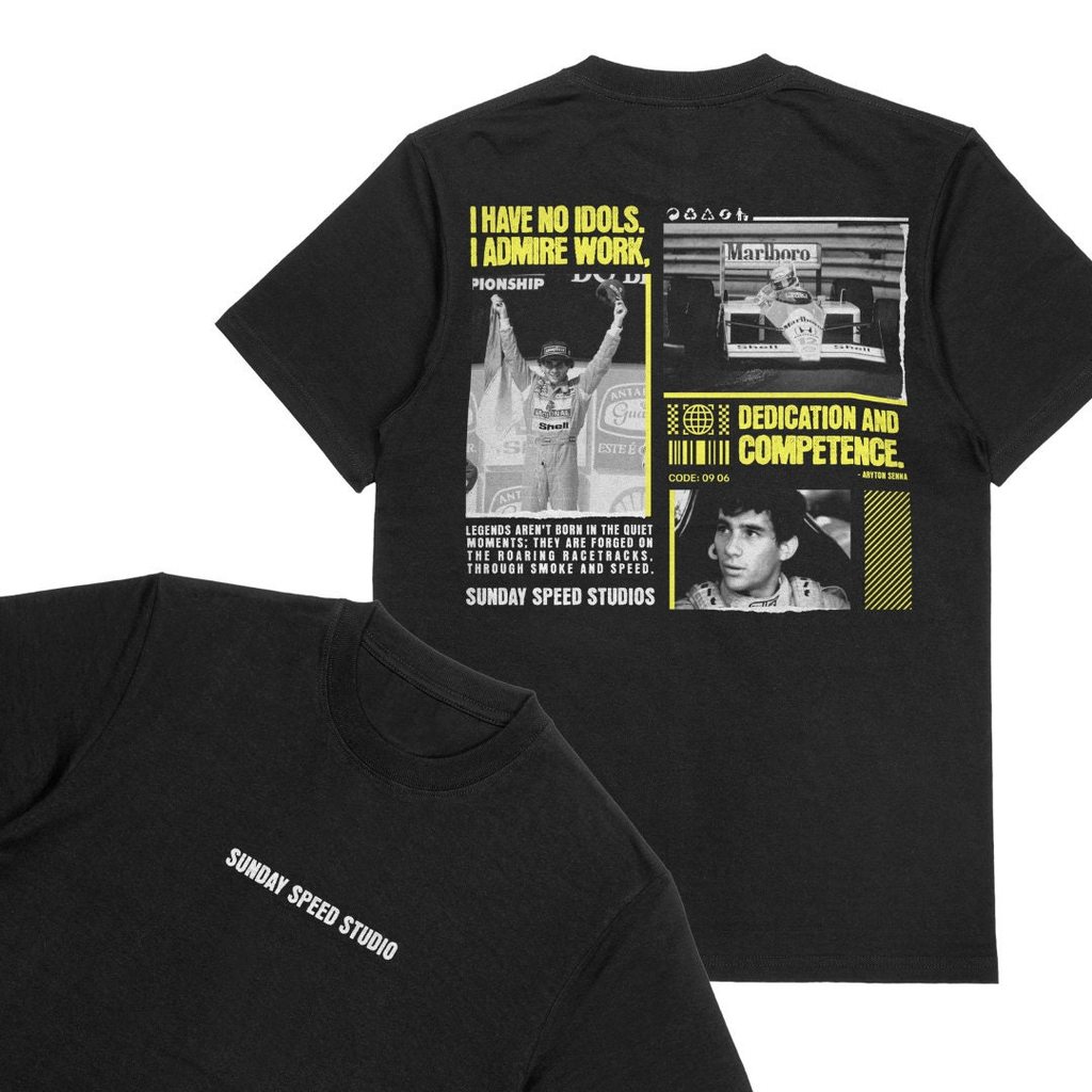 Áo thun Ayrton Senna - Áo thun F1 Legends