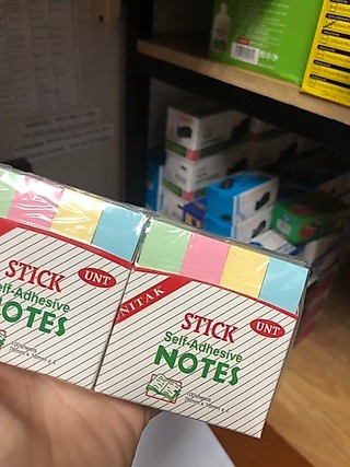 XẤP GIẤY NOTE 4 MÀU PATEL SẺ
