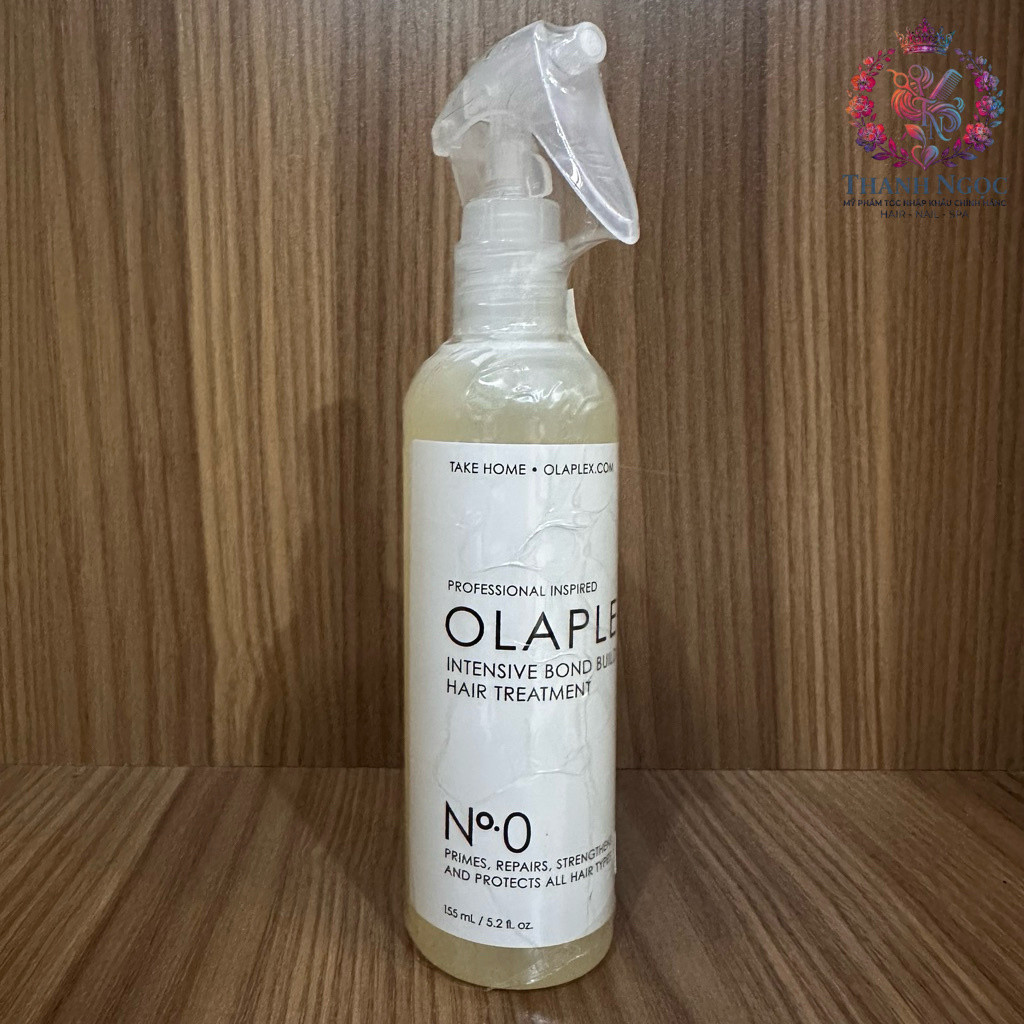 Chai tăng cường liên kết tóc tại nhà Olaplex No.0 Intensive Bond Building Hair Treatment 155ml [ TN 