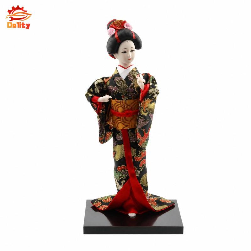 Nhật Bản Geisha Hình Trang Trí Tóc Để Bàn Búp Bê Geisha R9001