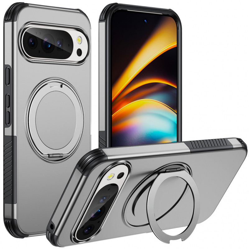Giáp Quân Sự Từ Vòng Giá Đỡ Chống Trơn Trượt Edge Dành Cho Google Pixel 11 Pro XL 11 Pro 10A 10 Pro 