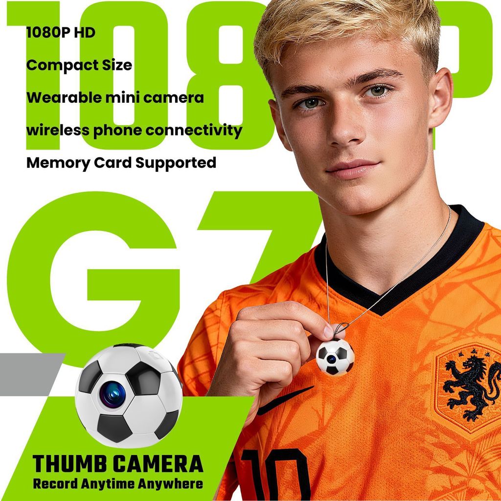 G7 Bóng Đá Mini Thể Thao Camera Ba Lô Treo Móc Khóa Camera HD Di Động Nhỏ 7.16.alsham