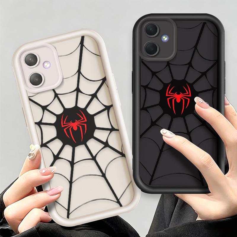 Ốp Điện Thoại Samsung A06, Sky Eye Ladder Matte TPU Spider Web Logo In Chống Sốc Full Camera Cover P
