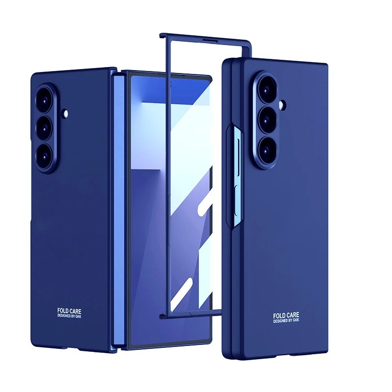 Ốp Điện Thoại Nhựa Giáp Chống Sốc Cho Samsung Galaxy Z Fold 7 Màn Hình Bên Ngoài Kính Bảo Vệ Matte C