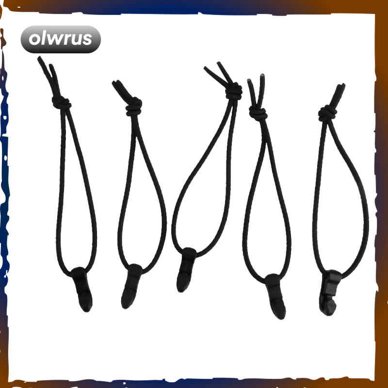 5 PC ÁO BUNGEE HOOK TIE DOWN LOOP STRETCH CORD BUCKLE TENT AWNING HIKING