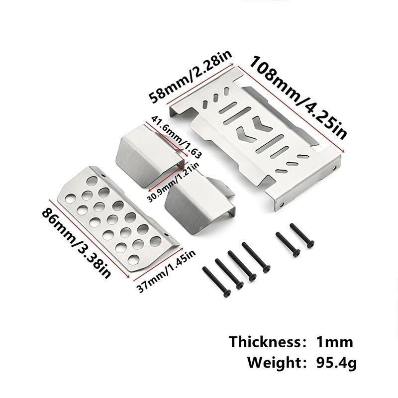 Tấm bảo vệ khung giáp kim loại Yikong YK4106SE YK4106pro YK4107 TANK Y60 1 / 10 rc xe bánh xích radi