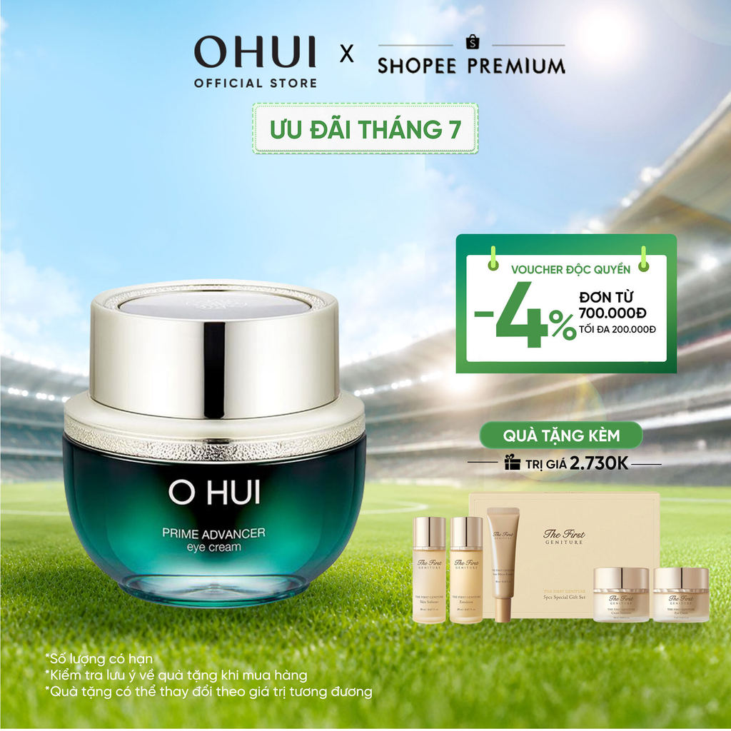 [OHUI Official] Kem dưỡng ngừa nếp nhăn vùng mắt OHUI Prime Advancer Eye Cream 25ml