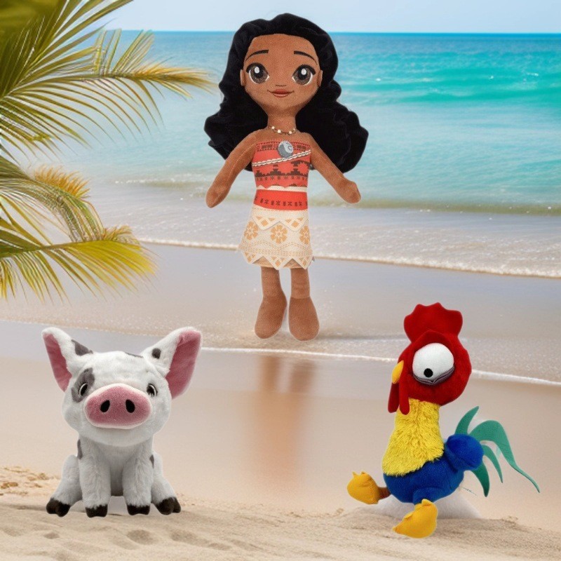 Moana sang trọng moana sang trọng Thú cưng lợn moana Công chúa Han Han Han Gà sang trọng Đồ chơi Búp