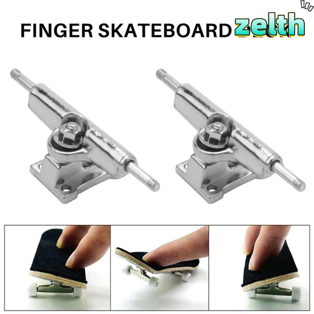 ZELLH 2 Cái Giá đỡ sàn chịu lực, với đai ốc Bu lông xe tải Fingerboard Truck, Bộ sưu tập sở thích đồ