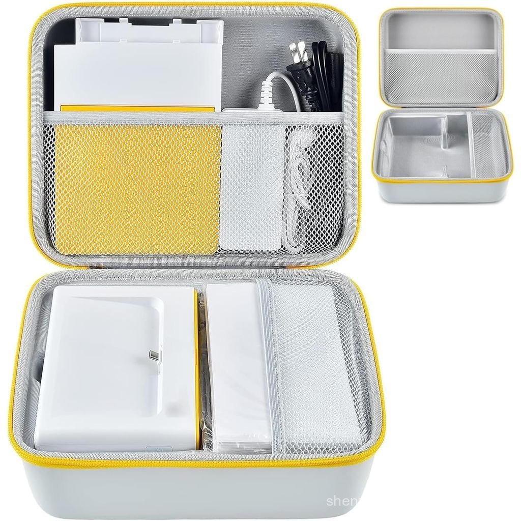 Hộp đựng vỏ cứng ALKOO cho máy in ảnh tức thì KODAK Dock Plus 4PASS, Hộp sắp xếp lưu trữ du lịch đúc