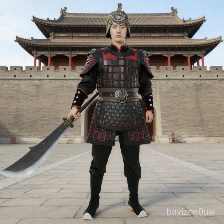 Bo ao giap tuong quan co dai mac duoc cho bieu dien san khau va quay phim thoi trang