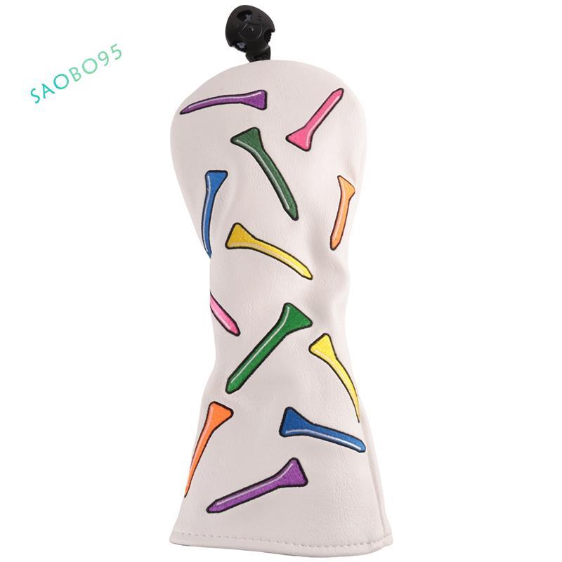 Tees Pattern Golf Club Cover Thay thế cho Driver, Fairway, Hybrids-Golf Driver Headcover / Golf Fair