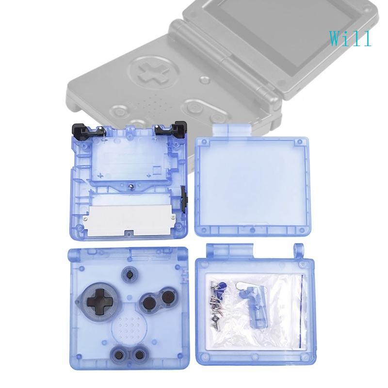 Sẽ Làm Mát Trong Suốt Cho GBA SP Vỏ Vỏ Thay Thế Cho GBA SP