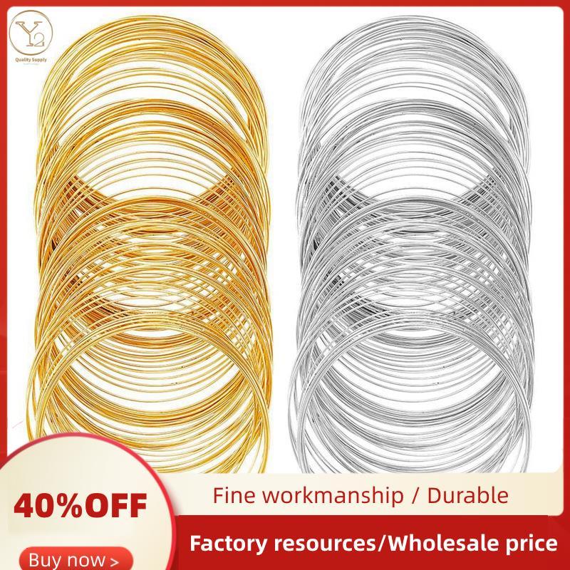 200 Vòng Dây Nhớ Vòng Tay Trang Sức Số Lượng Lớn Dây Nhớ Tay Vàng Bạc Thép Đính Hạt Dây
