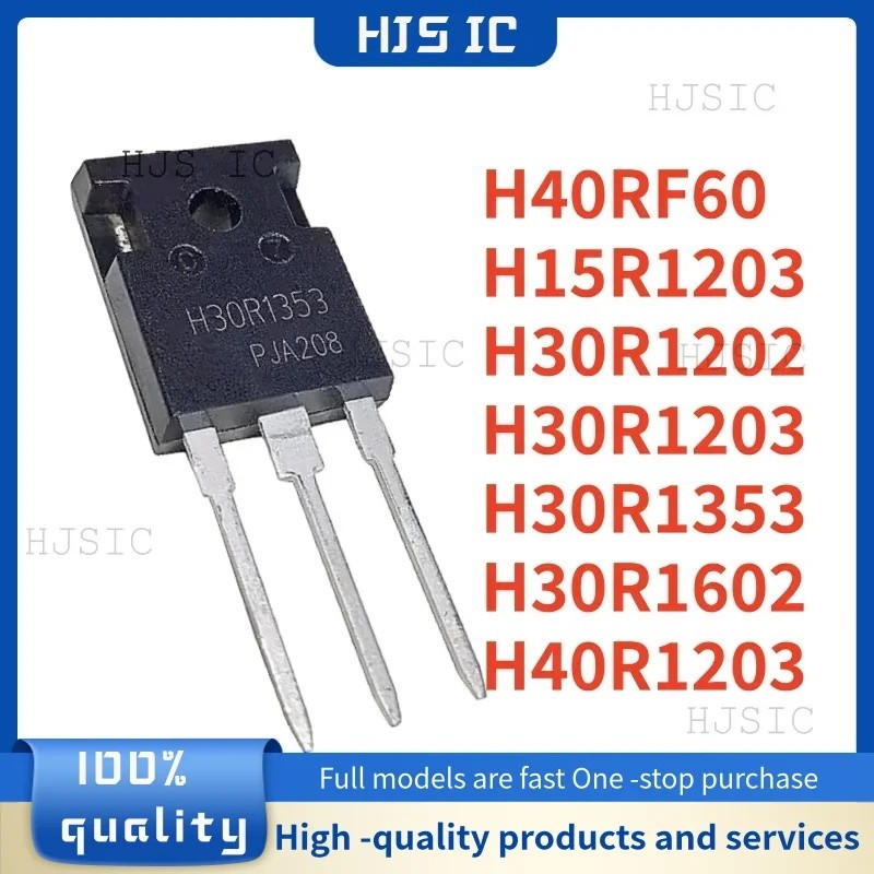 5 CHIẾC H40RF60 H15R1203 H30R1203 H30R1203 H30R1353 H30R1602 H40R1203 TO-247 Bán buôn bóng bán dẫn h