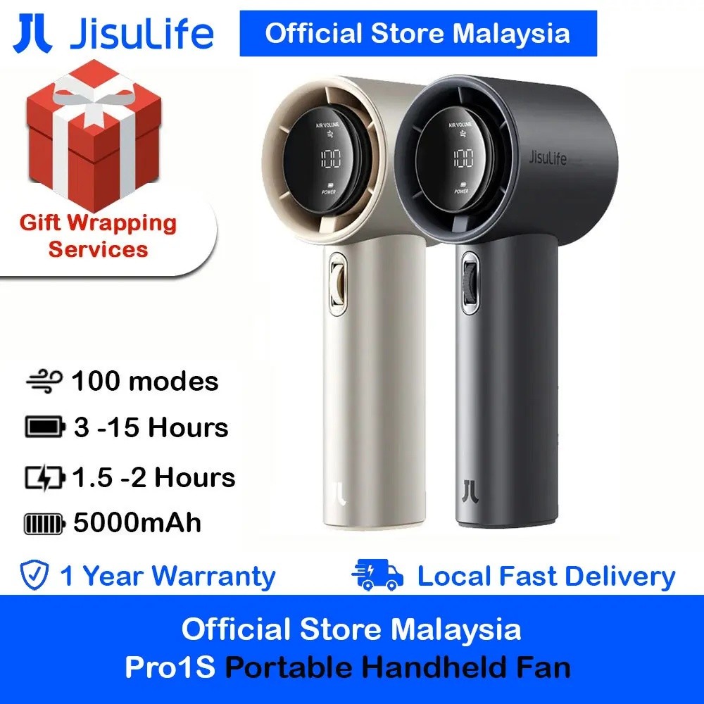 Jisulife Super Power 100mAh Hidden Fan Blade Quạt Mini cầm tay chất lượng cao FA53Pro