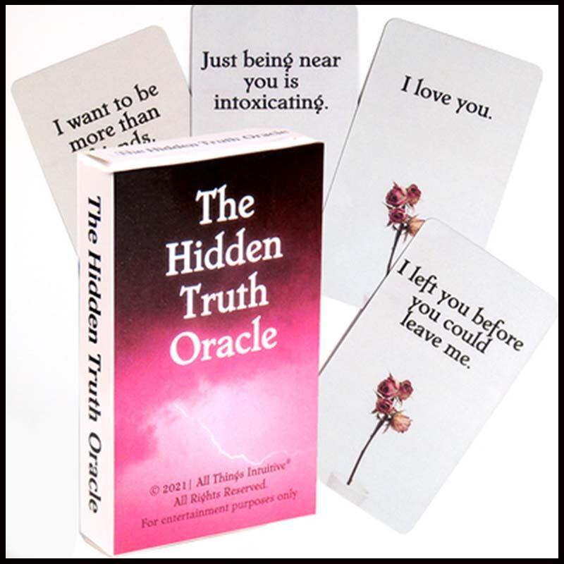 54 tờ The Hidden Truth Oracle Bói toán Oracle Tarot Deck Tarot Party Card Games