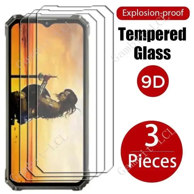 Kính cường lực, Bộ 3 miếng, Thích hợp cho Oukitel WP12, WP16, WP21, Ultra, WP22, WP23, WP26, WP28, W