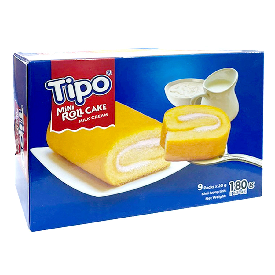 Bánh Swissroll Tipo sữa 180g - 19438