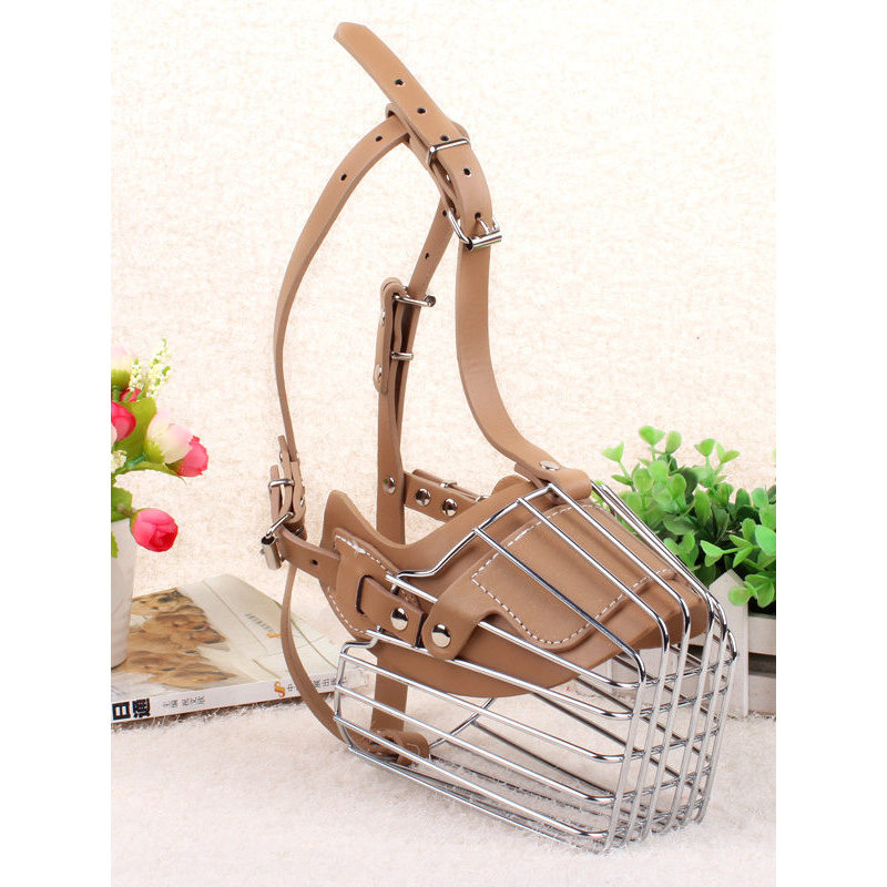 dây xích rọ mõm cho chó nhỏ Rọ mõm chuyên dụng cho chó Ngao Tây Tạng, rọ mõm bảo vệ miệng dành cho c