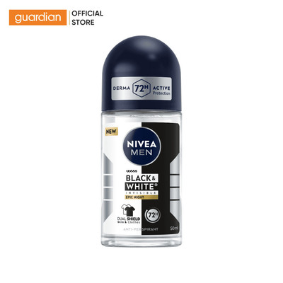 Nivea Lăn Ngăn Mùi Nivea Men Black & White Invisible Epic Night 50ml | Guardian Việt Nam
