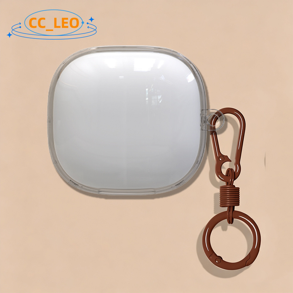 Case for Baseus Bowie E20 Transparent Soft Case Cute Metal Finger Ring Pendant Suitable for Baseus B