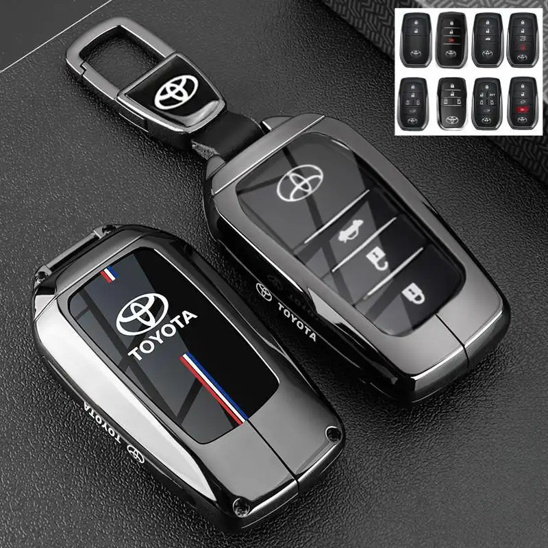 Hợp Kim Kẽm Xe Từ Xa Chìa Khóa Dành Cho Xe Toyota Alphard Avanza bZ4X C-HR Camry Corolla Cross Fortu