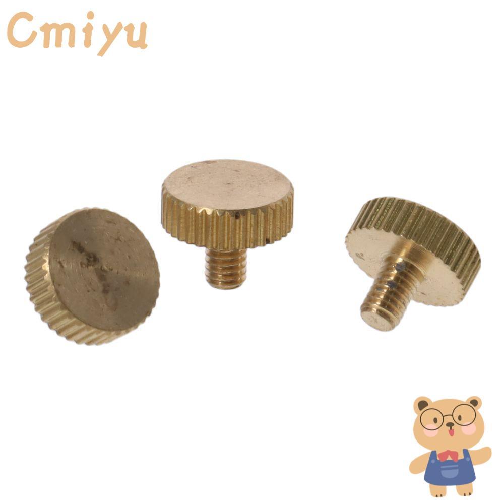 CMIYUTH 5 Đầu phẳng, Vít ngón tay cái có khía bằng đồng M4x 6-14mm, Ốc vít nâng tay
