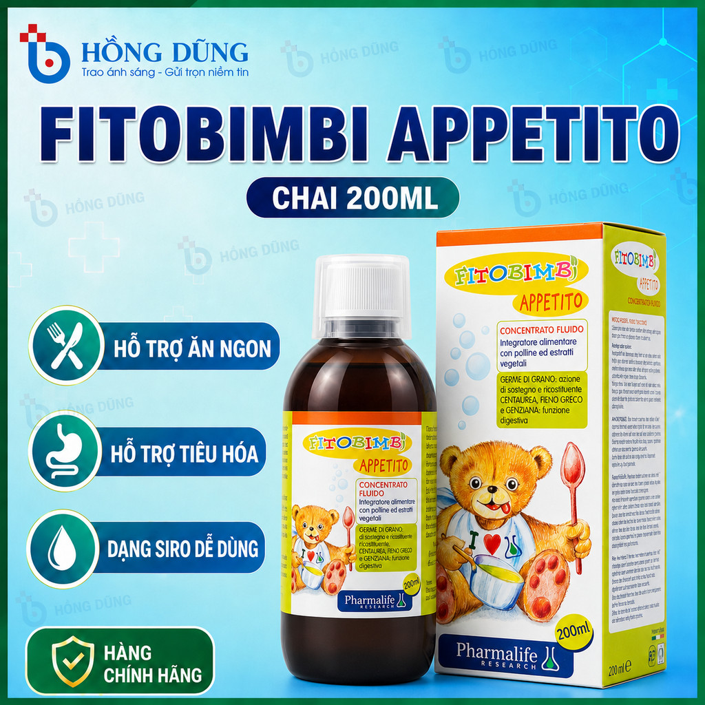Siro Fitobimbi Appetito Kích Thích Ăn Ngon Tự Nhiên - concung
