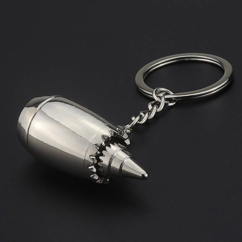 SRVN Kim Loại Mới 3D Máy Bay Hàng Không Mô Hình Động Cơ Móc Khóa Mini Jet Động Cơ Móc Khóa Quà Tặng.