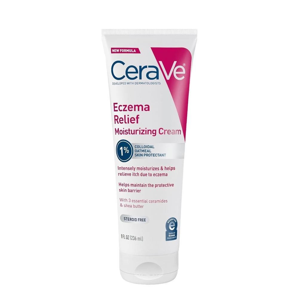 L4Z8 CeraVe Eczema Soothing and Moisturizing Cream，Contains colloidal oats、Shea butter and vitamins 