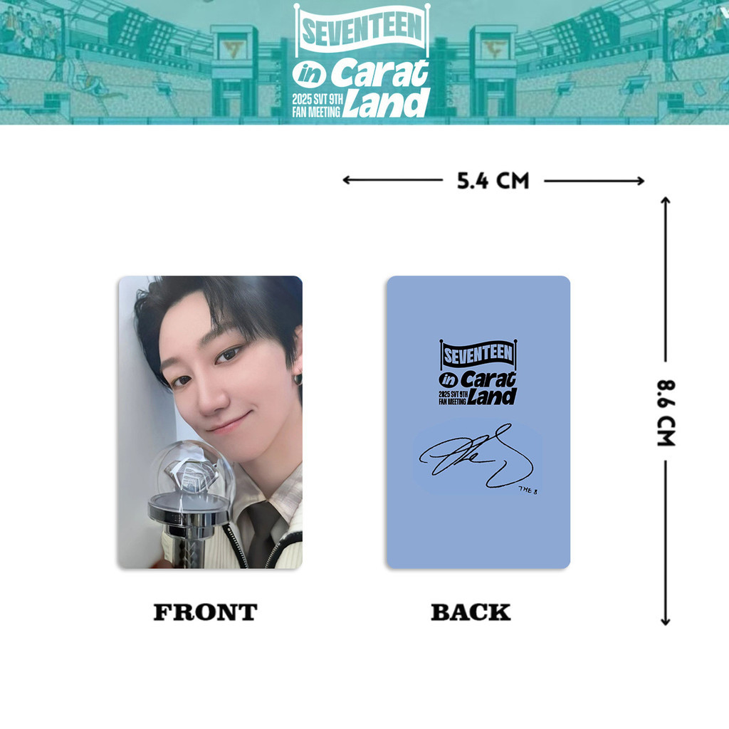 SEVENTEEN 2025 carat Island carat zone Card Concert Hàng hóa Thẻ ảnh Xu Minghao DK