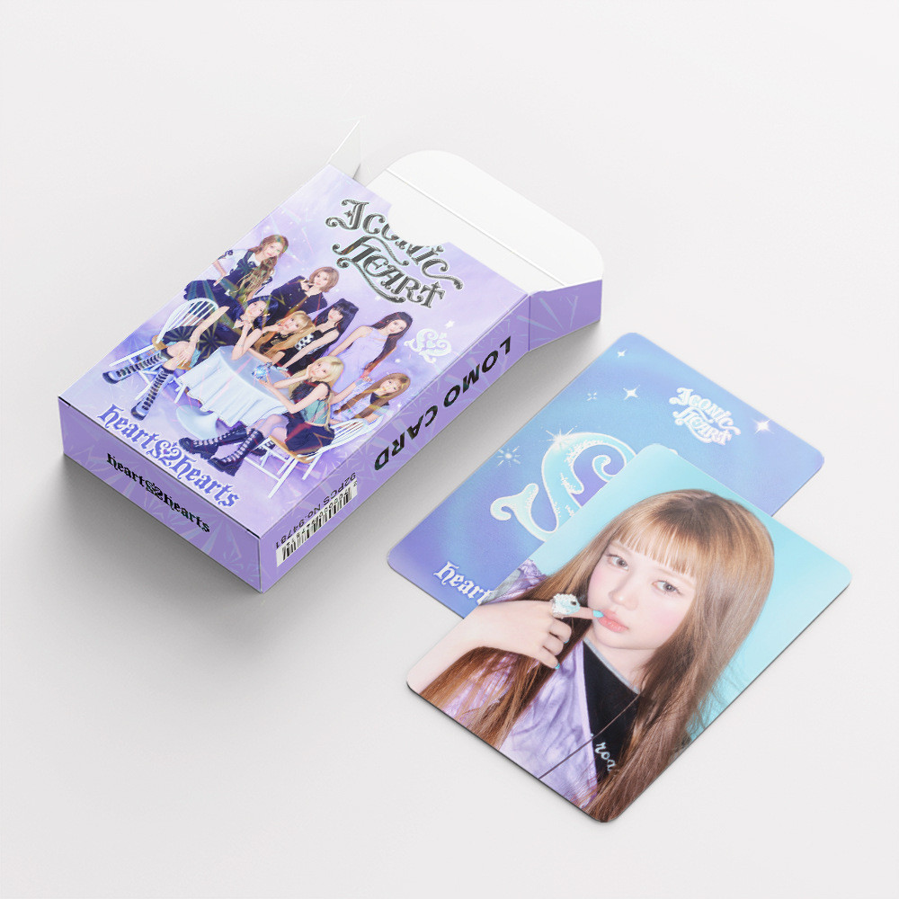 92 Chiếc Hearts2Hearts H2H ICONIC HEART Lomo Cards RUDE FOCUS Album The Chase Dán Pretty Please Butt