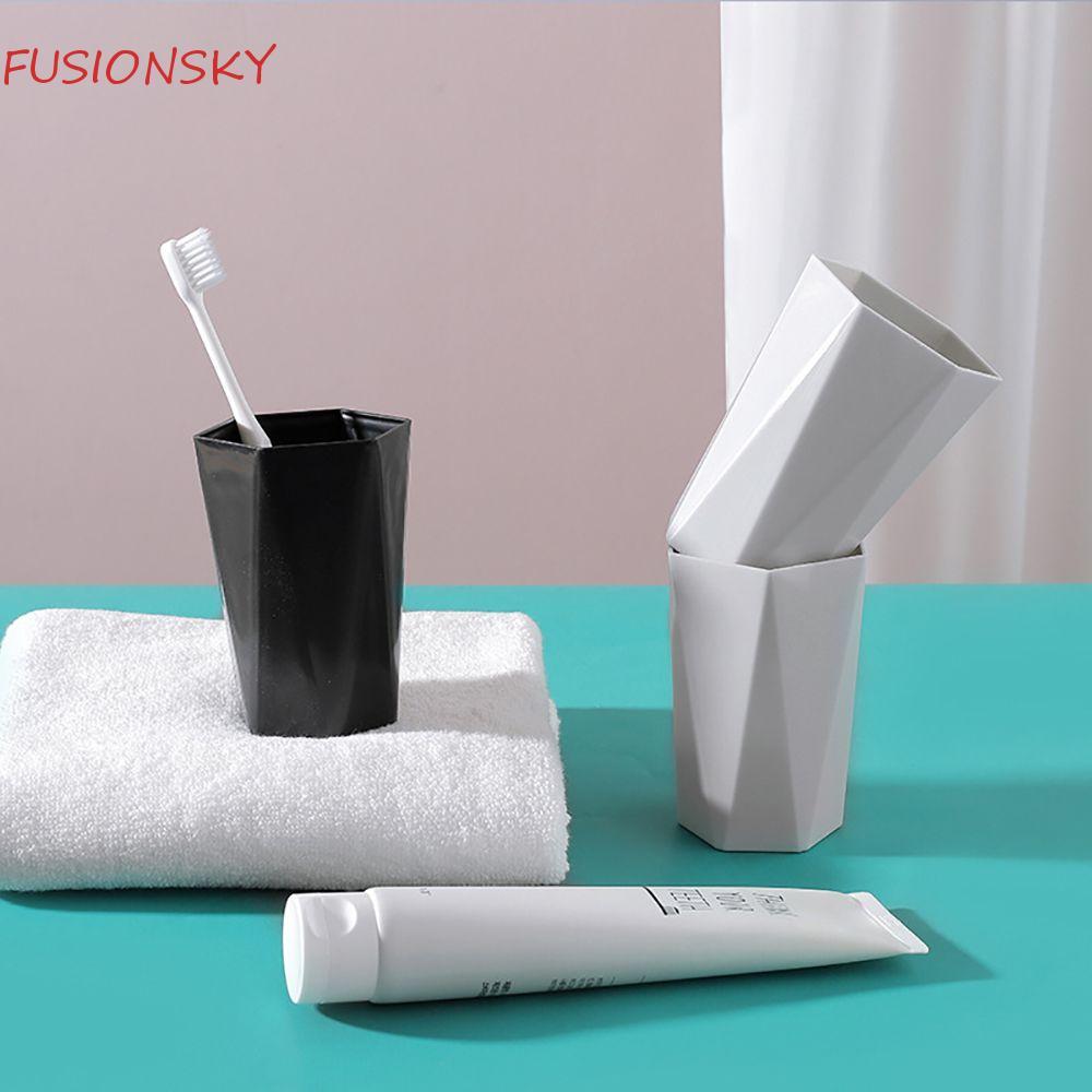 FUSIONSKY Phòng Tắm Tumblers C0ffee Cốc Drinkware Cốc Trà Nhà Bếp Cốc Sữa Chịu Nhiệt Nhựa Khỏe Mạnh 