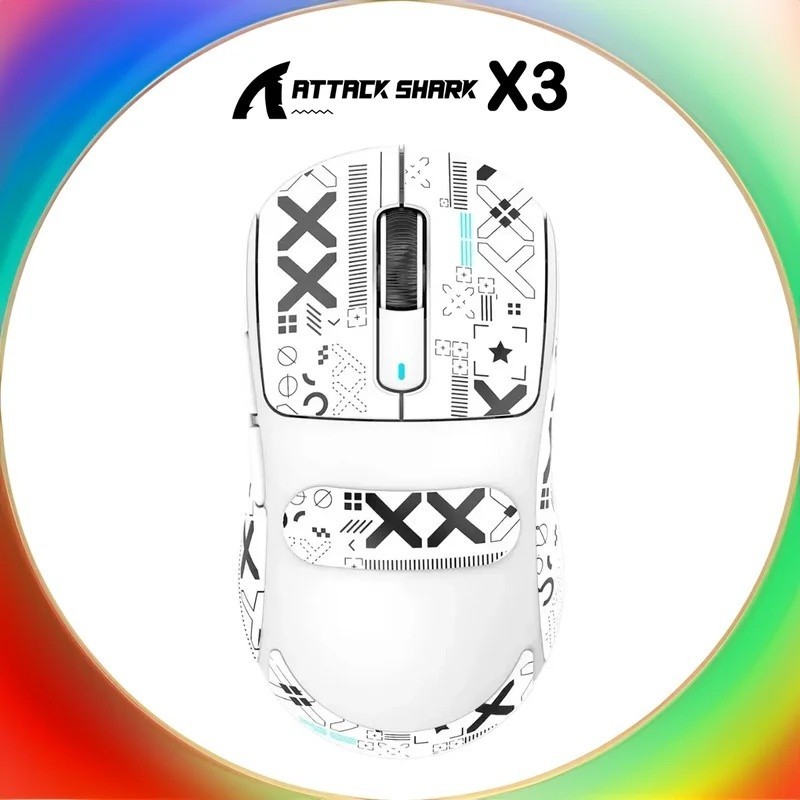 Chuột chơi game không dây ATTACK SHARK X3 PAW3395 26K DPI 49g Bluetooth ba chế độ