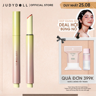 Son Lì JUDYDOLL Velvet Lip Mud Mịn lì Chất son bùn Mỏng nhẹ Mờ vân môi Không khô môi 2,3g