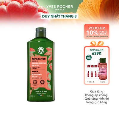Dầu gội phục hồi tóc hư tổn Yves Rocher Repair Hair Care Restoring Shampoo 300ml