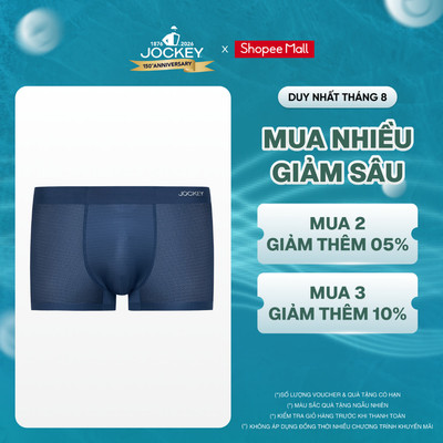 Quần Lót Nam Jockey Dáng Trunk Thoáng Khí Kháng Khuẩn, Co Giãn 4 Chiều, Không Đường May - J4058