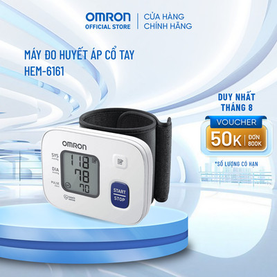 Máy Đo Huyết Áp Cổ Tay Omron HEM-6161