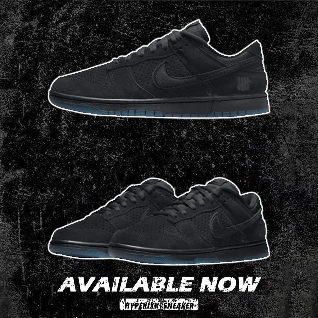 Giày thể thao Nike Dunk Low SP x Undefeated Triple Black DO9329-001 dành cho cả nam và nữ.