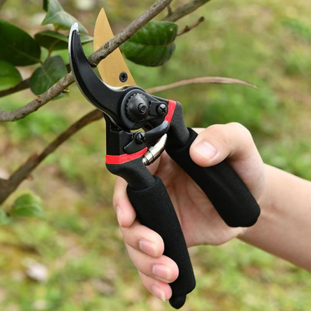 8.5 "BypassPruningSearsforGardening, GardenScissorTools, HeavyDutyHandheldPrunersCutterClippersforTr