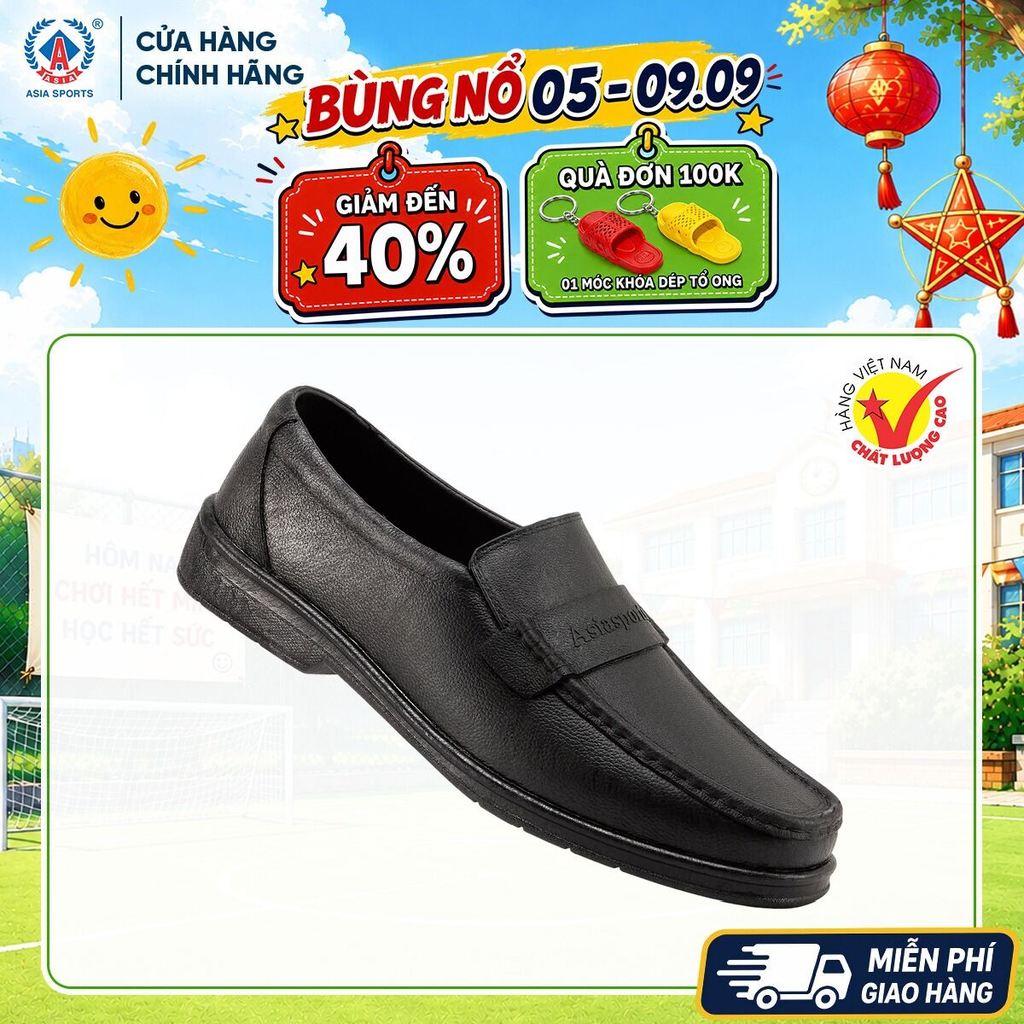 Giày Lười Nhựa ASIA Chính Hãng - Giày Tây Lười Nam Mềm Nhẹ Chống Trượt Thời Trang- GMP01/GMP02