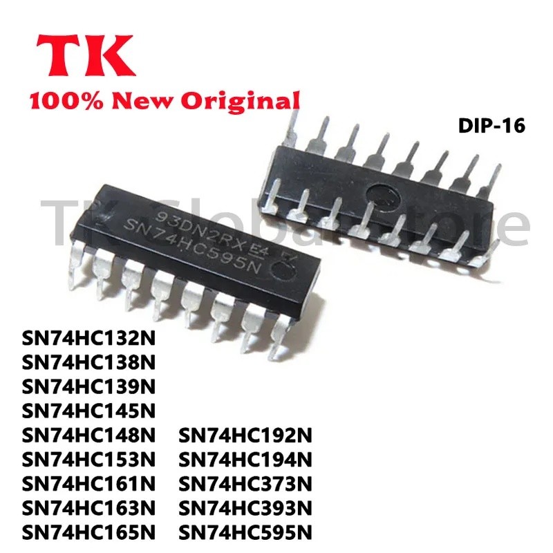 10 CHIẾC SN74HC132N 74HC138 74HC139 74HC145 74HC148 74HC153 74HC161 74HC163 74HC165 74HC192 74HC194 