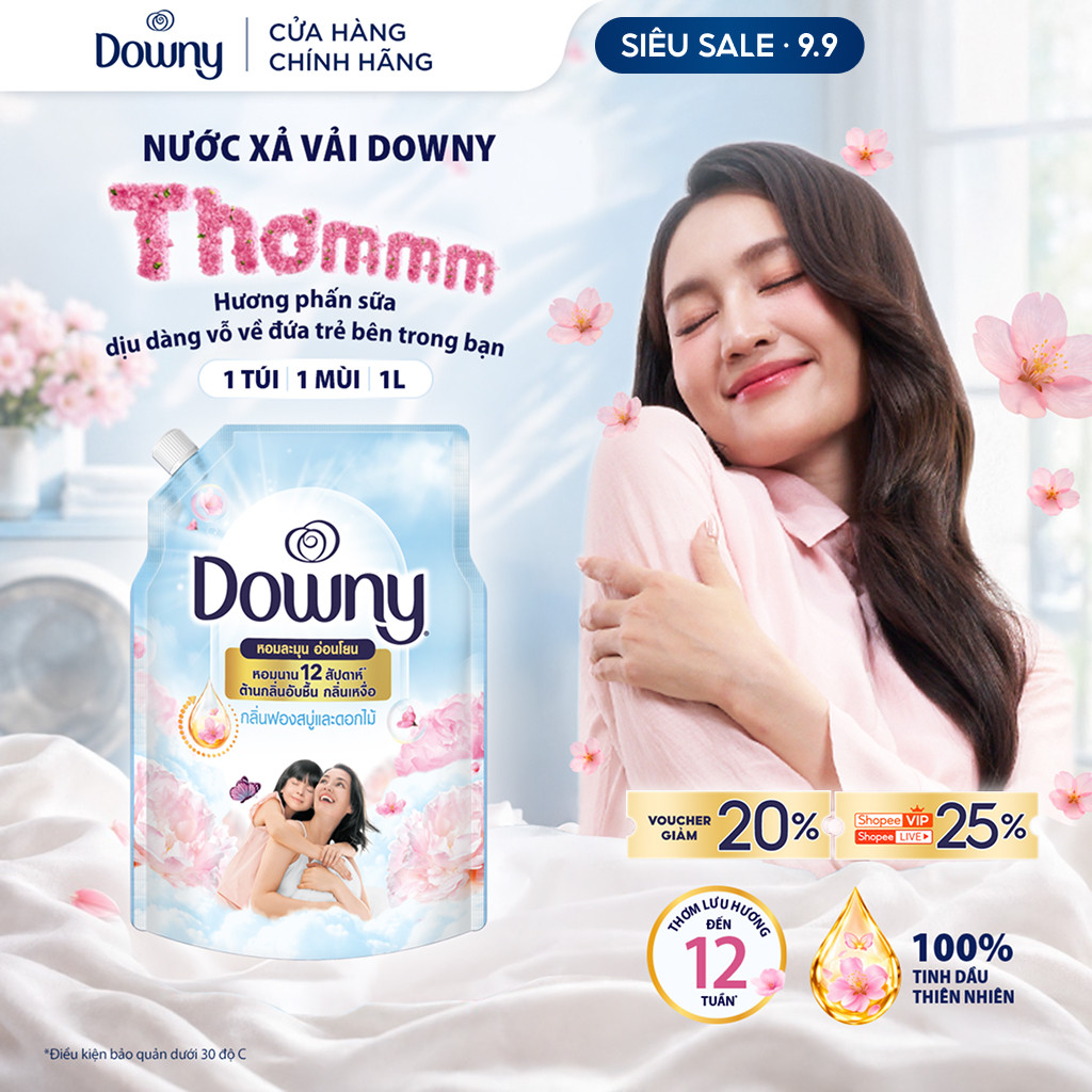 Nước Xả Vải Downy Tinh Khôi Thái 1L