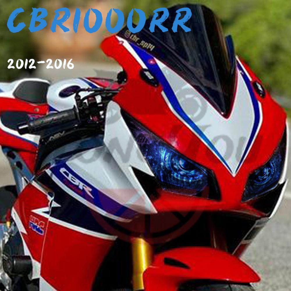 Suitable for CBR1000RR modified headlight stickers, CBR1000RR motorcycle headlight color-changing li