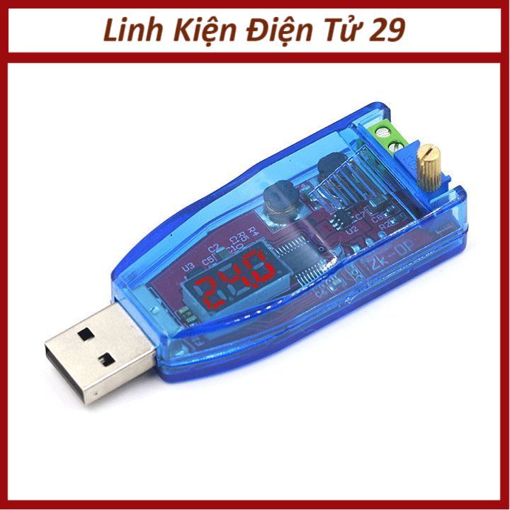 Module USB Boost-Buck DC-DC Vin 5VDC Vout 1-24VDC 3W