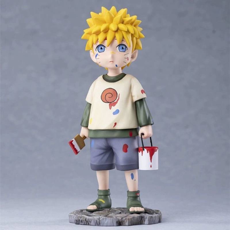 Naruto Childhood Vortex Naruto Hipster GK Statue Hand-Made Cute Gift Doll Ornaments toGo