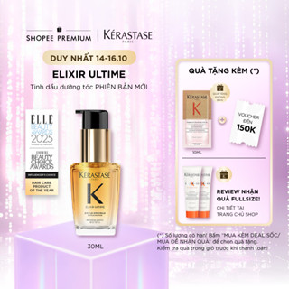 [MỚI] Tinh dầu dưỡng giúp tóc bóng mượt & giảm chẻ ngọn  - Kérastase Elixir Ultime Oil 30ml