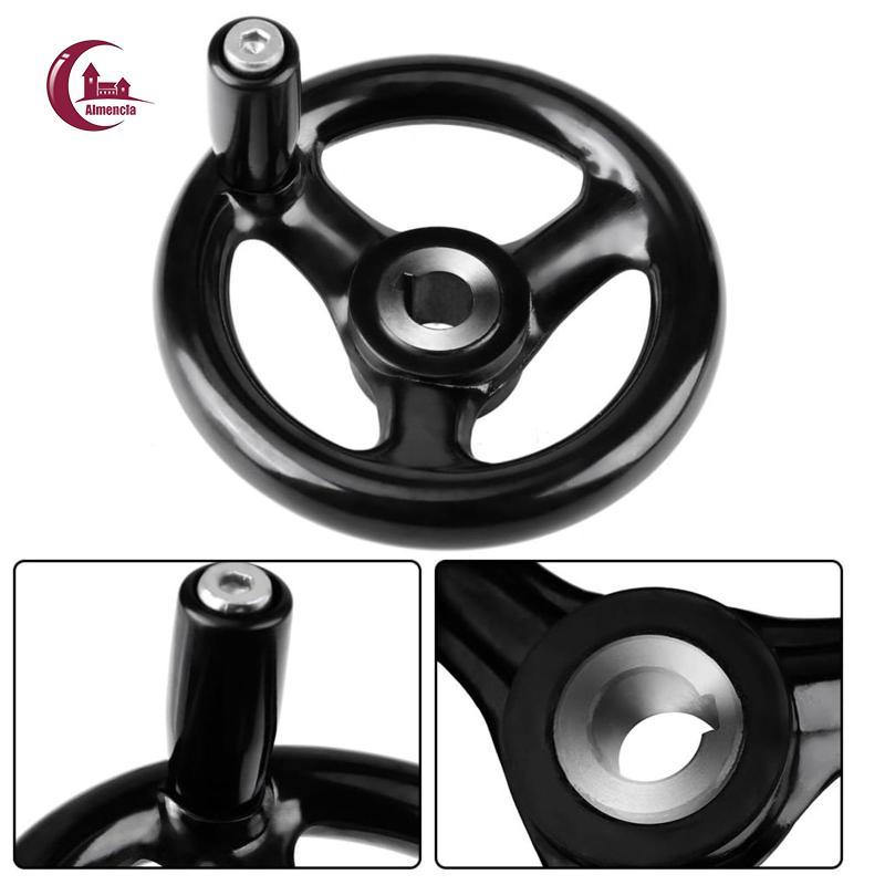 Tay cầm tròn có tay cầm xoay, Bộ phận sửa chữa dễ lắp đặt, Đường kính 0,47 X 4 "Tay quay 3 nói cho m