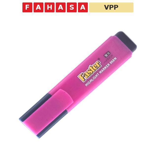 Bút Dạ Quang HM868 Faster F-HM868-N - Màu Tím